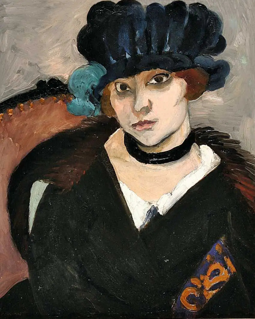 Den svarta sammetsmössan - Henri Matisse