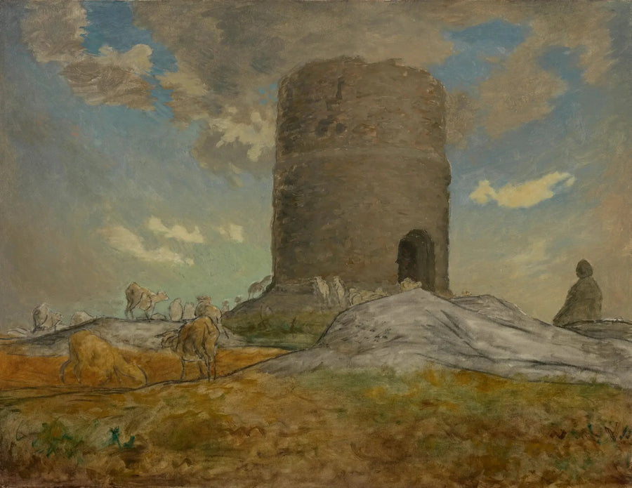 Chailly-tornet nära Barbizon - Jean-François Millet