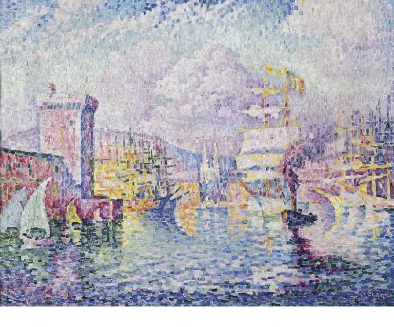 Den rosa tornet. Marseille - Paul Signac