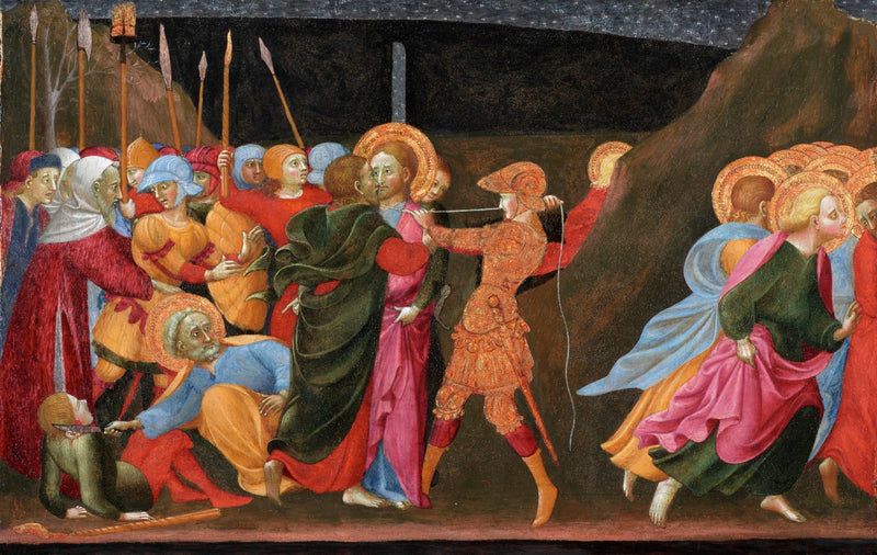 Förtal av Kristus - Stefano di Giovanni (Sassetta)