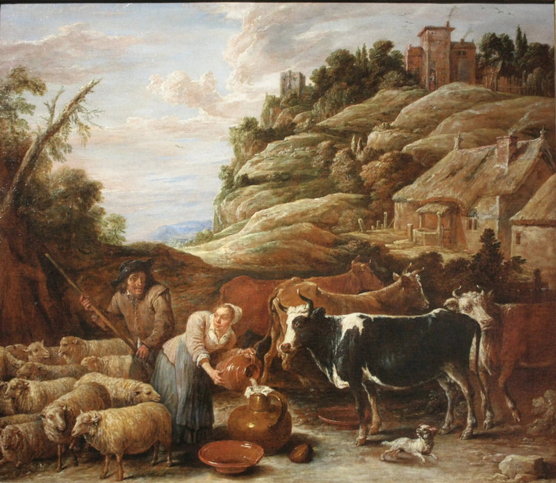 Fårskötsel - David Teniers den yngre