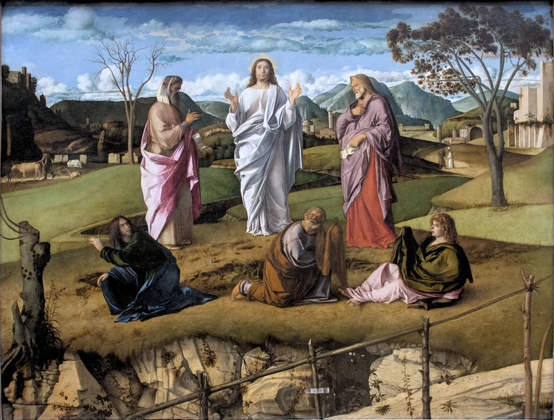 Förklara förvandlingen - Giovanni Bellini