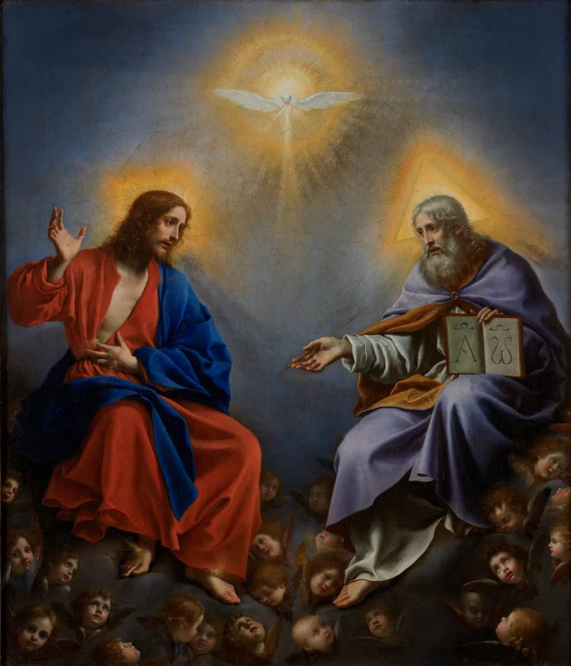 Triniteten i härligheten - Carlo Dolci
