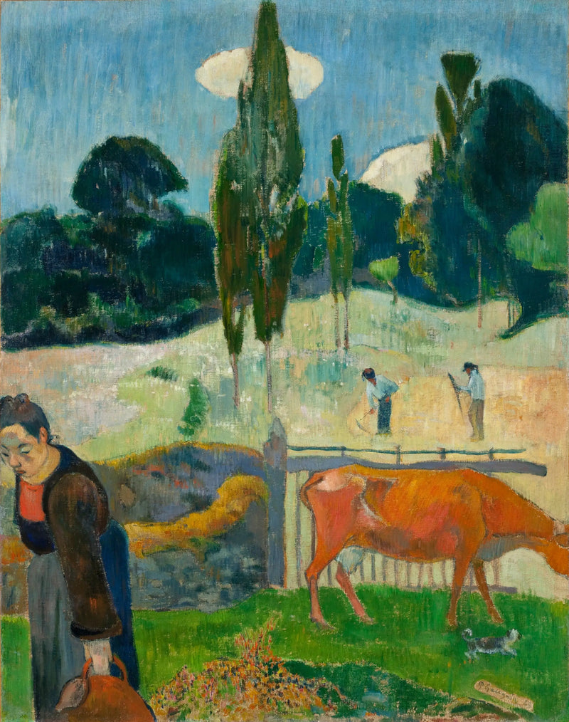 Den röda kon - Paul Gauguin