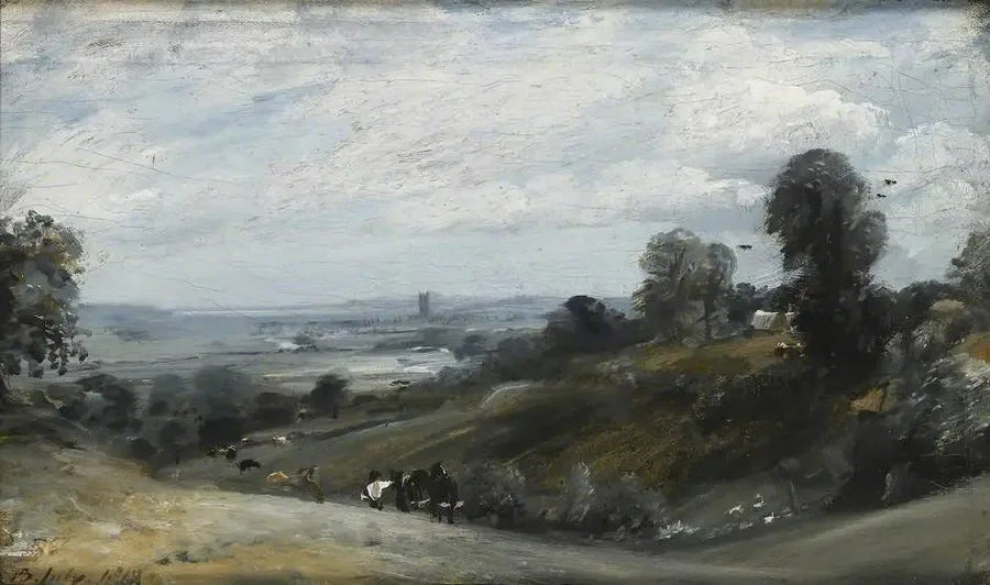 Dedham-dalen från Langham - John Constable