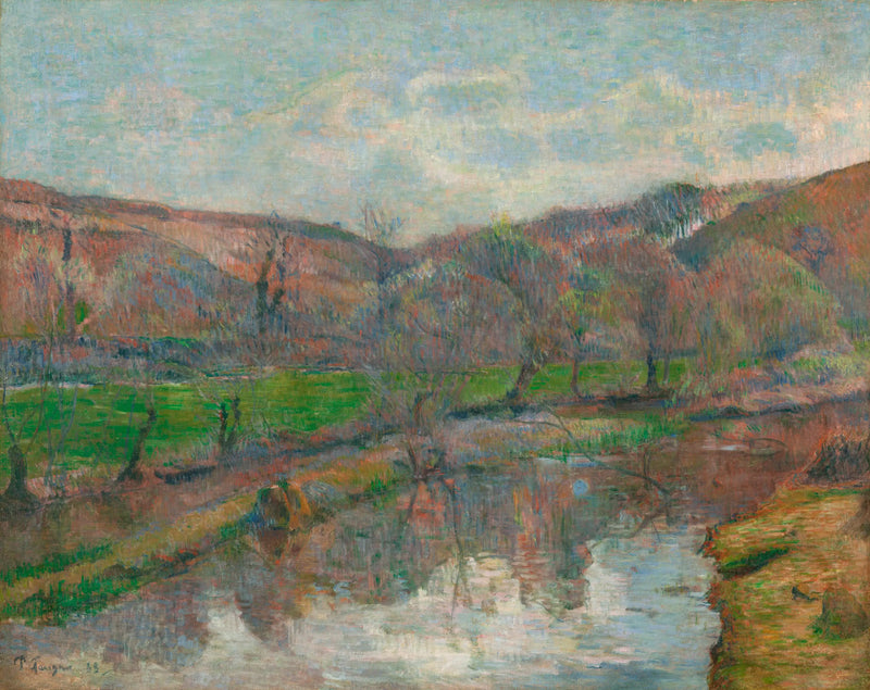 Aven-dalen och Pont-Aven-berget - Paul Gauguin