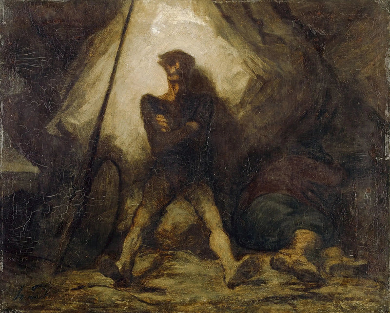 Dagen före Don Quijote - Honoré Daumier