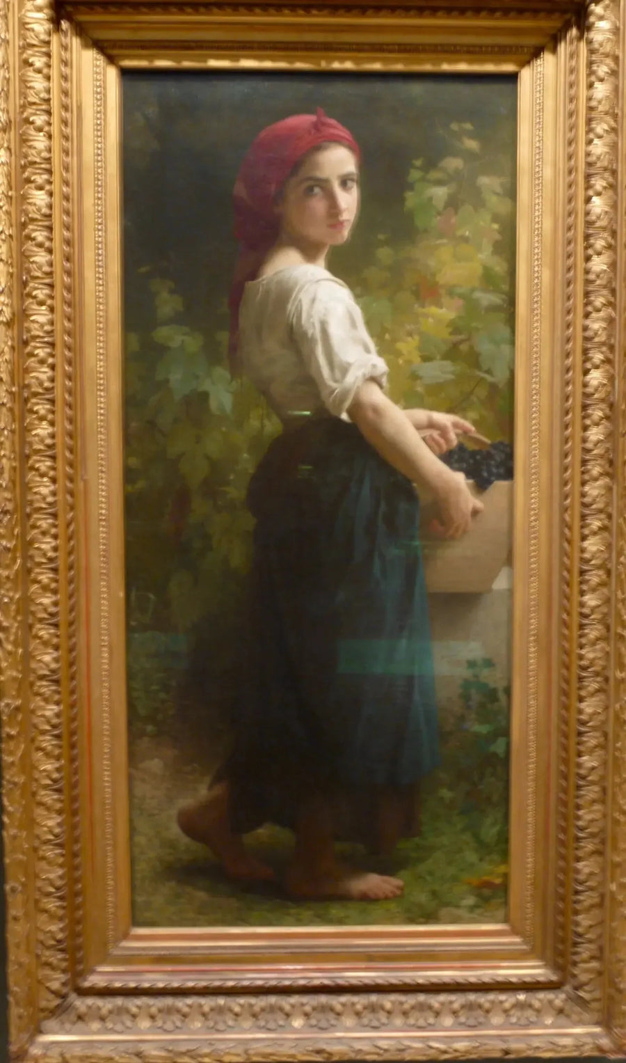 Vindruvplockerskan - Bouguereau
