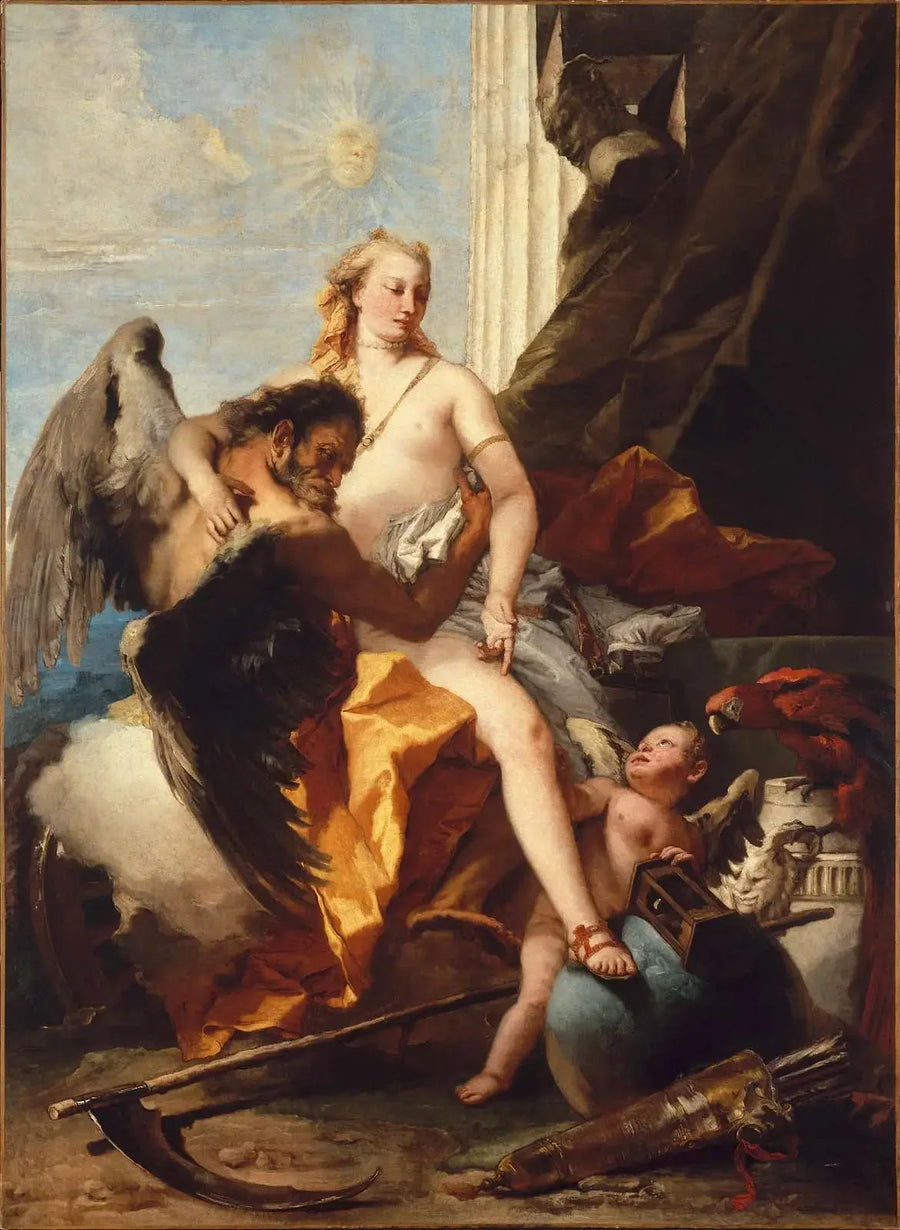 Sanningen avslöjad av tiden - Giovanni Battista Tiepolo
