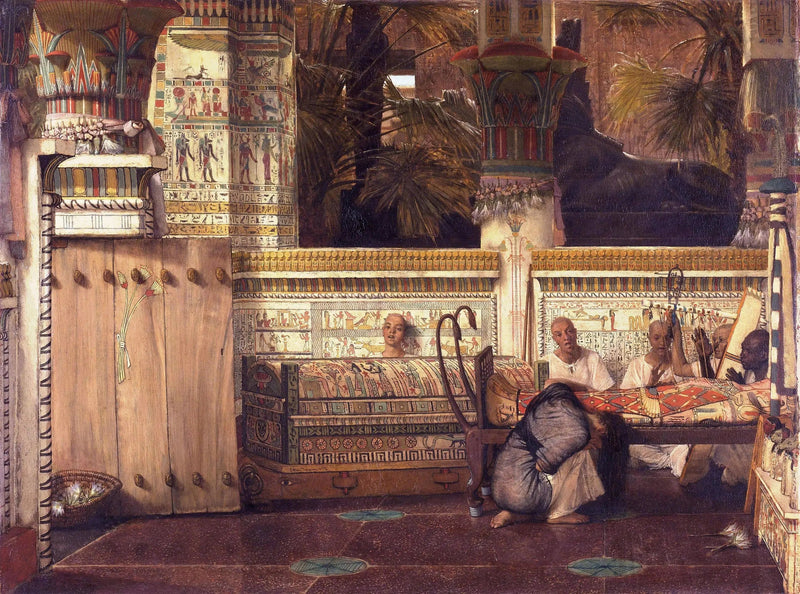 Den egyptiska änkan - Lawrence Alma-Tadema