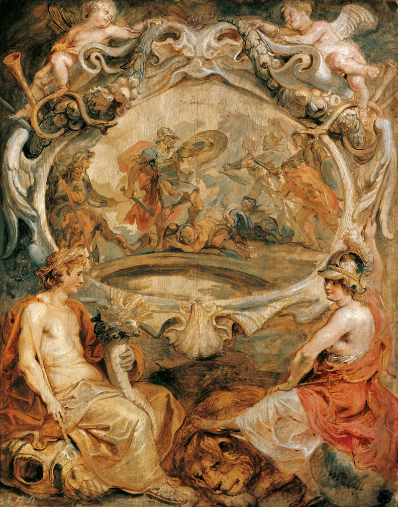 Henrik IV:s seger vid Coutras - Peter Paul Rubens