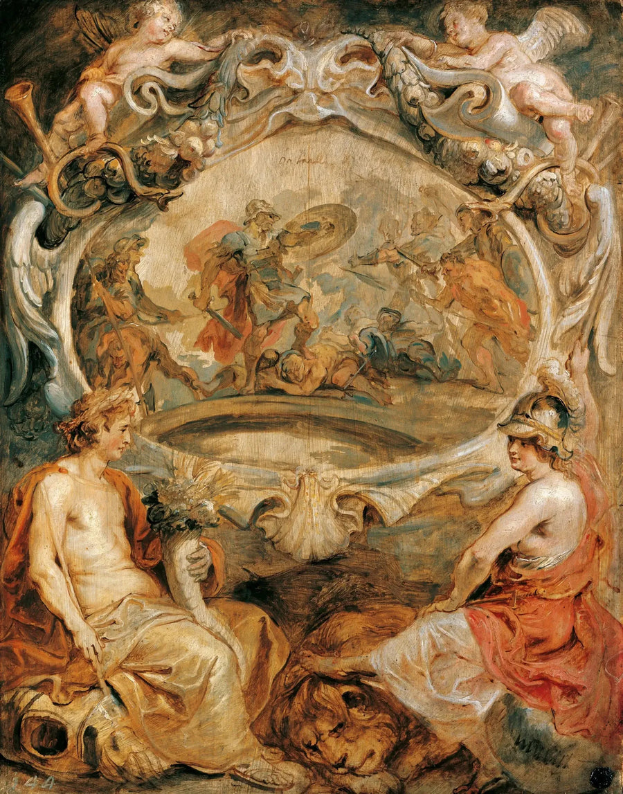 Henrik IV:s seger vid Coutras - Peter Paul Rubens