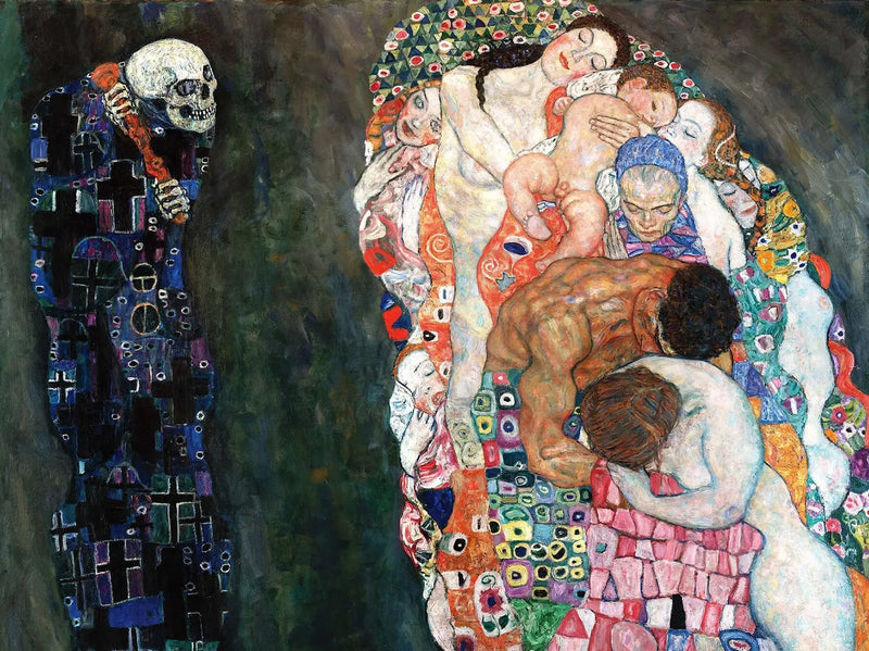 Livet och Döden - Gustav Klimt
