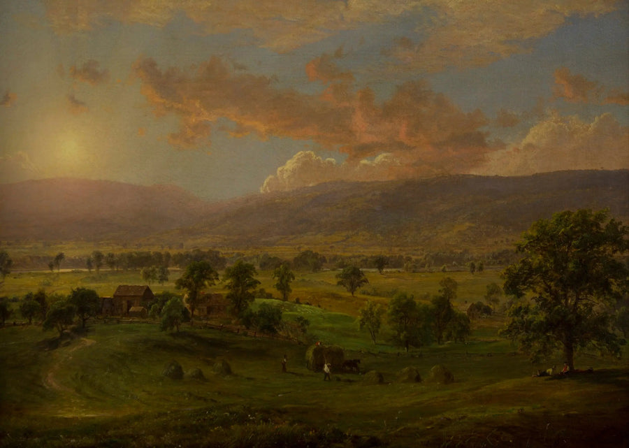 Den gamla gården, Wyoming-dalen - Jasper Francis Cropsey