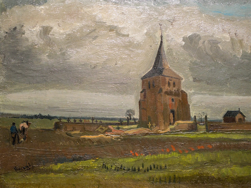 Det gamla tornet i Nuenen - Vincent van Gogh