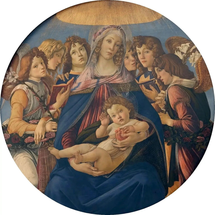 Jungfrun med granaten - Sandro Botticelli
