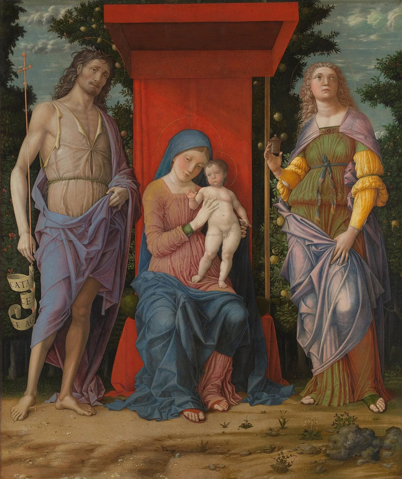 Madonna med barnet - Andrea Mantegna