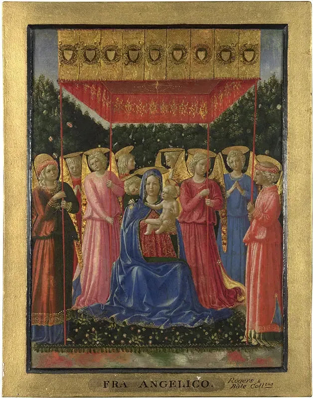 Madonna med barnet och änglar - Benozzo Gozzoli