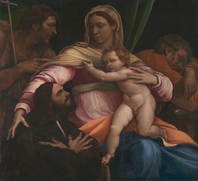 Madonna med barnet med helgon och donator - Sebastiano del Piombo