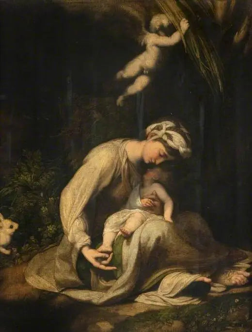 Madonna med barnet och kaninen - Antonio da Correggio