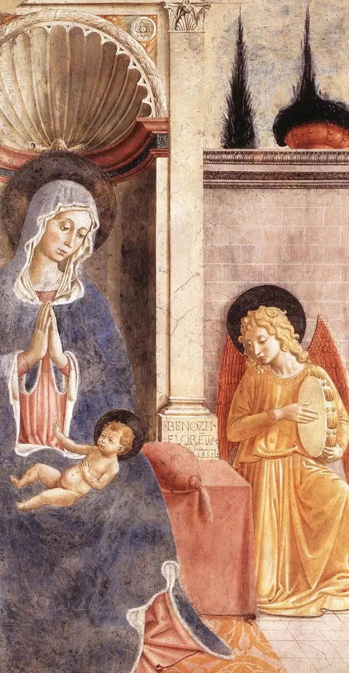 Madonna med barnet - Benozzo Gozzoli