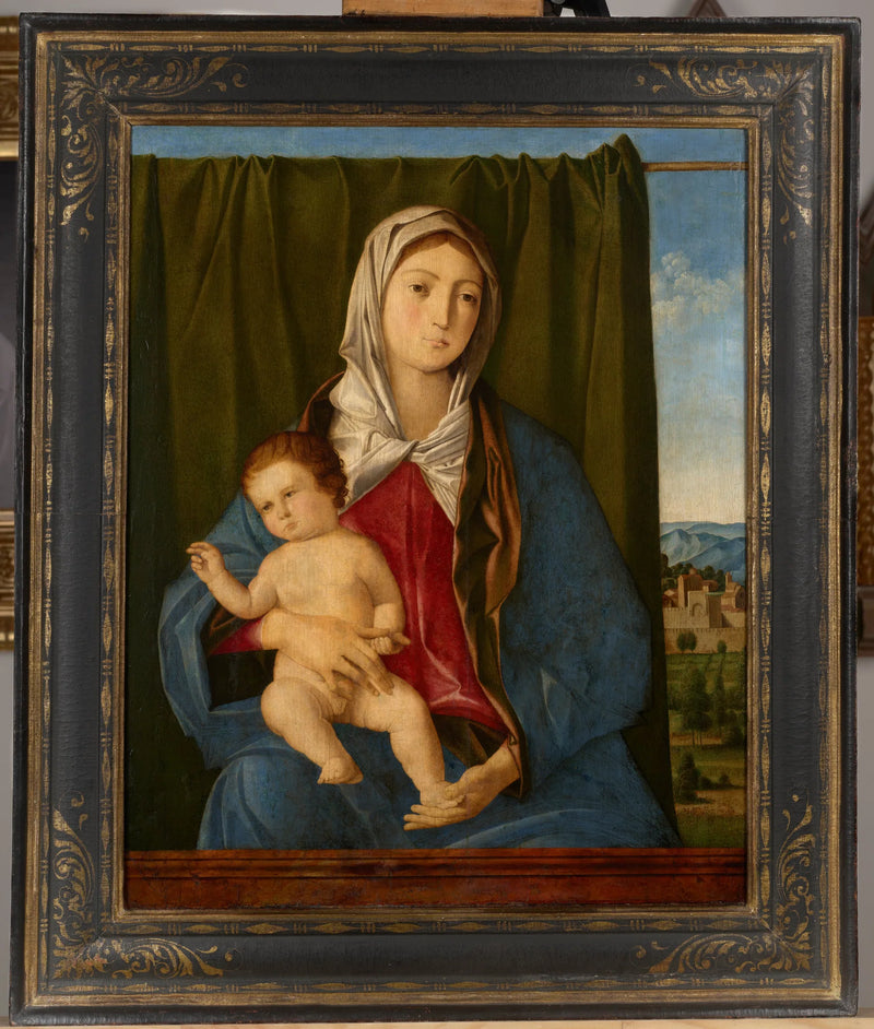 Madonna med barnet som ger välsignelse - Giovanni Bellini