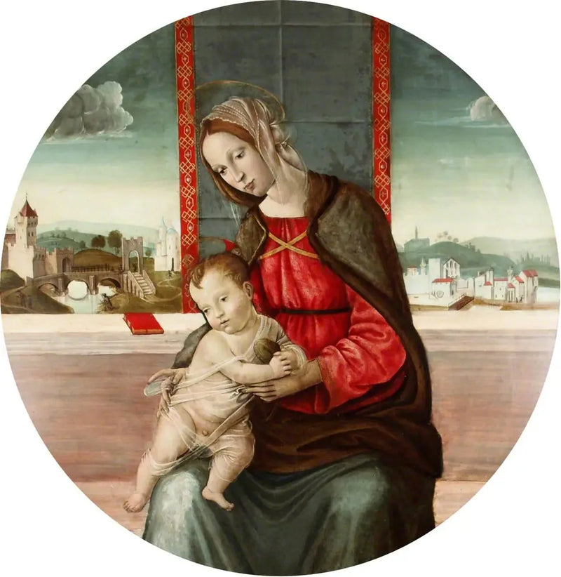 Madonna med barnet - Filippino Lippi