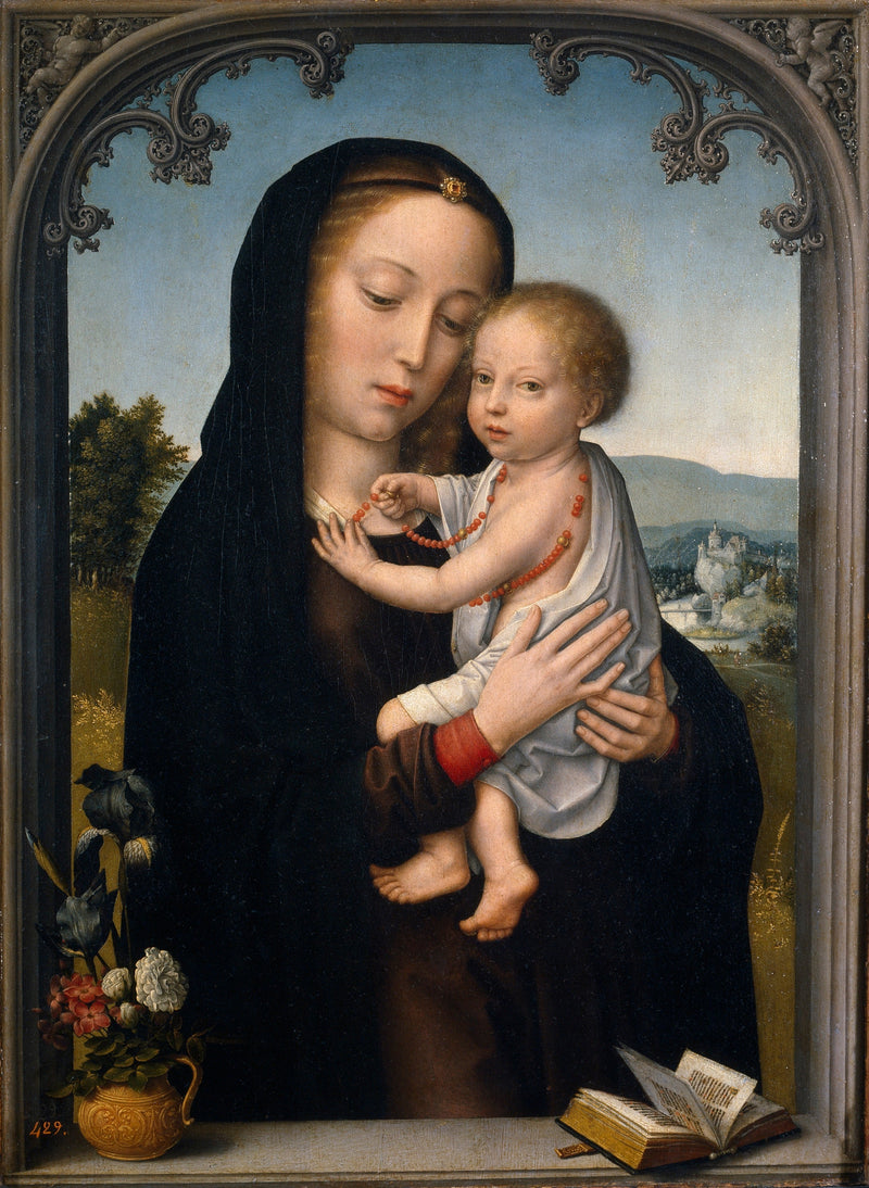 Madonna med barnet - Gérard David