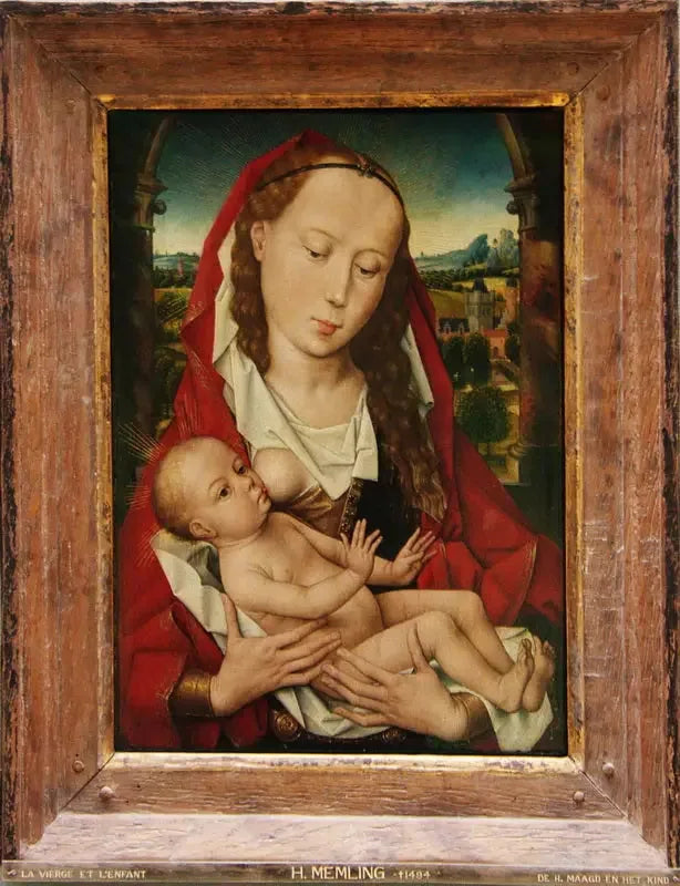 Madonna med barnet - Hans Memling