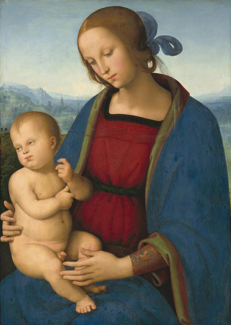 Madonna med barnet - Pietro Perugino
