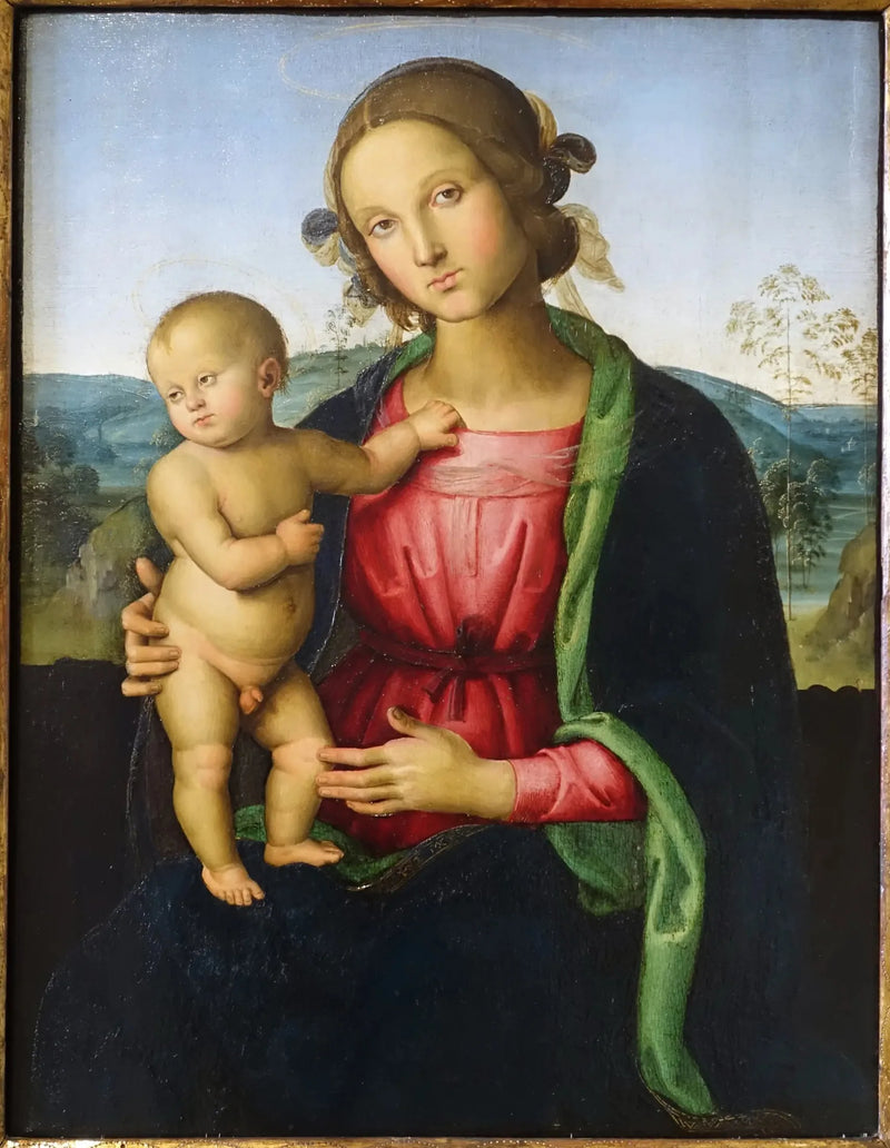 Madonna med barnet - Pietro Perugino