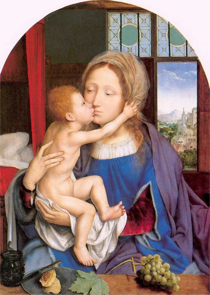 Madonna med barnet - Quentin Metsys
