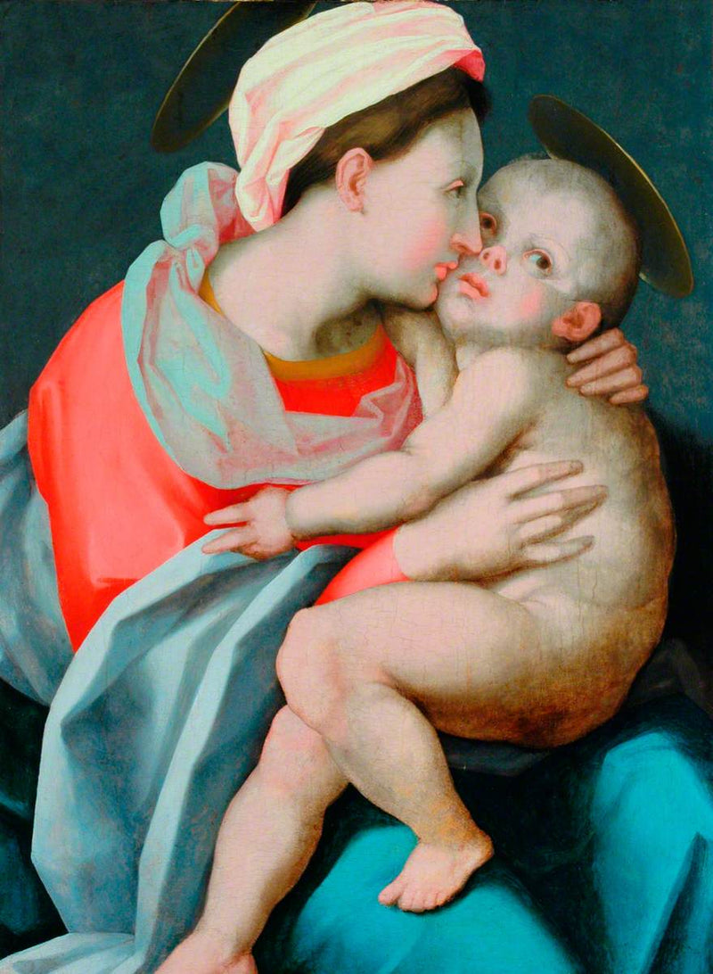 Madonna med barn - Rosso Fiorentino