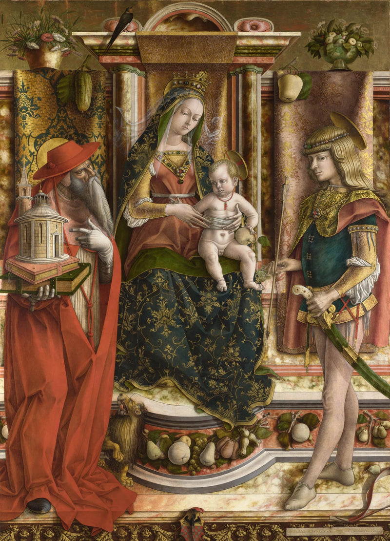 Madonna med svalan - Carlo Crivelli