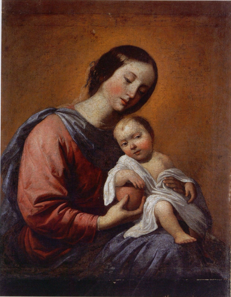 Madonna med barnet - Francisco de Zurbarán