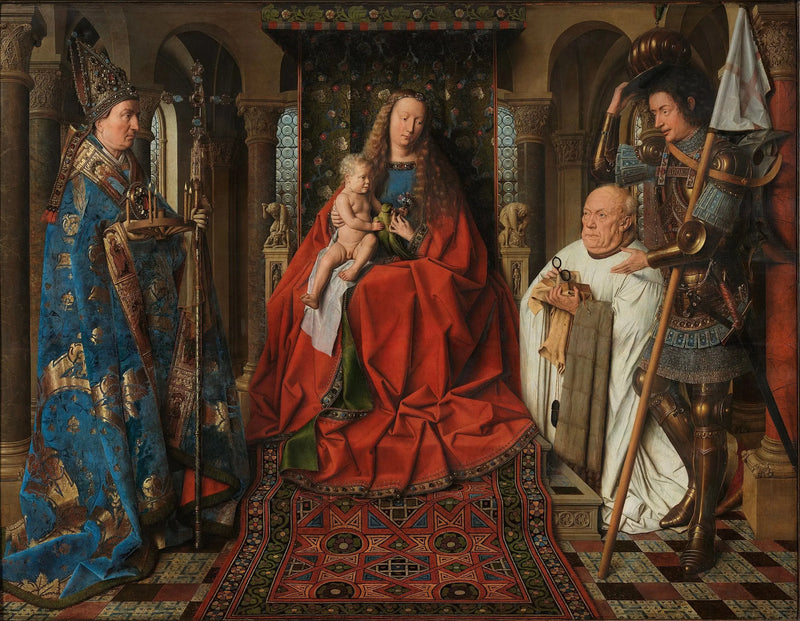 Madonna med kaniken Van der Paele - Jan van Eyck