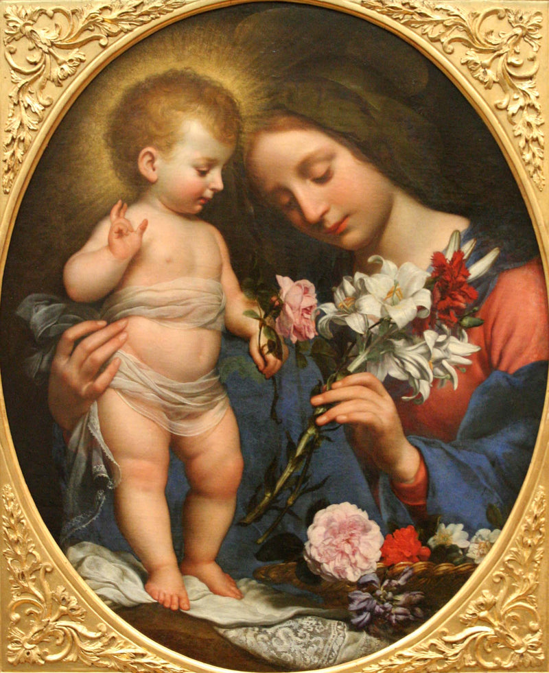Madonna med ljus - Carlo Dolci
