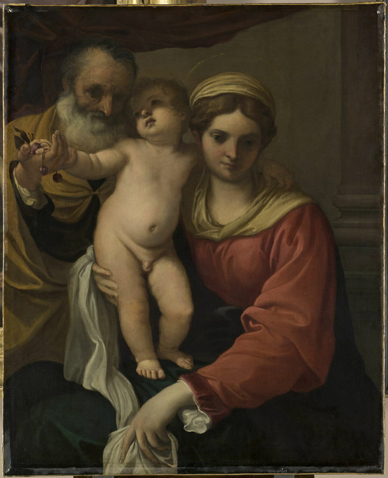 Jungfrun med körsbär - Annibale Carracci