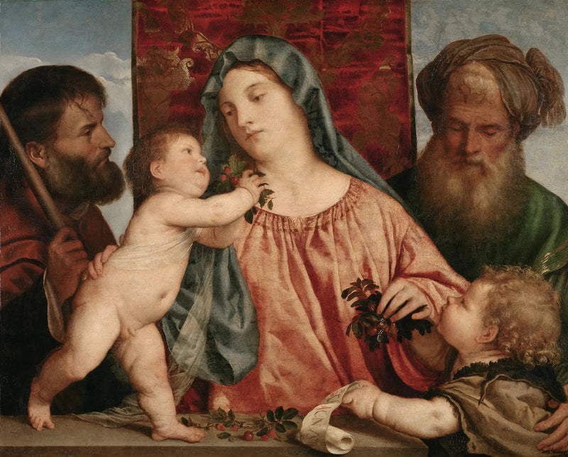 Jungfrun med körsbären - Titian