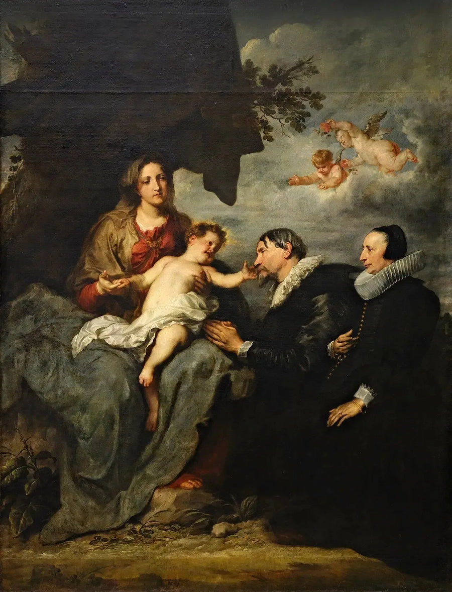 Madonna med två donatorer - Antoine van Dyck