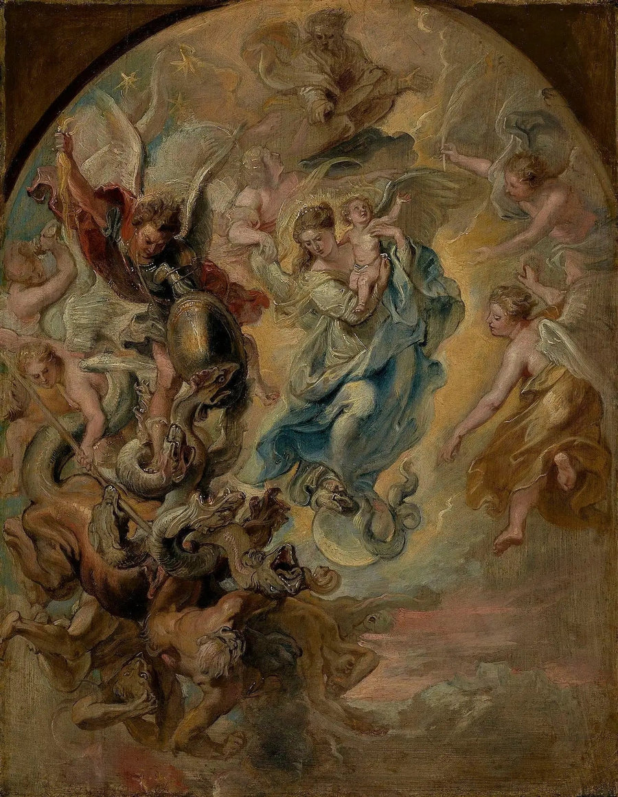 Madonna som Apokalypsens kvinna - Peter Paul Rubens