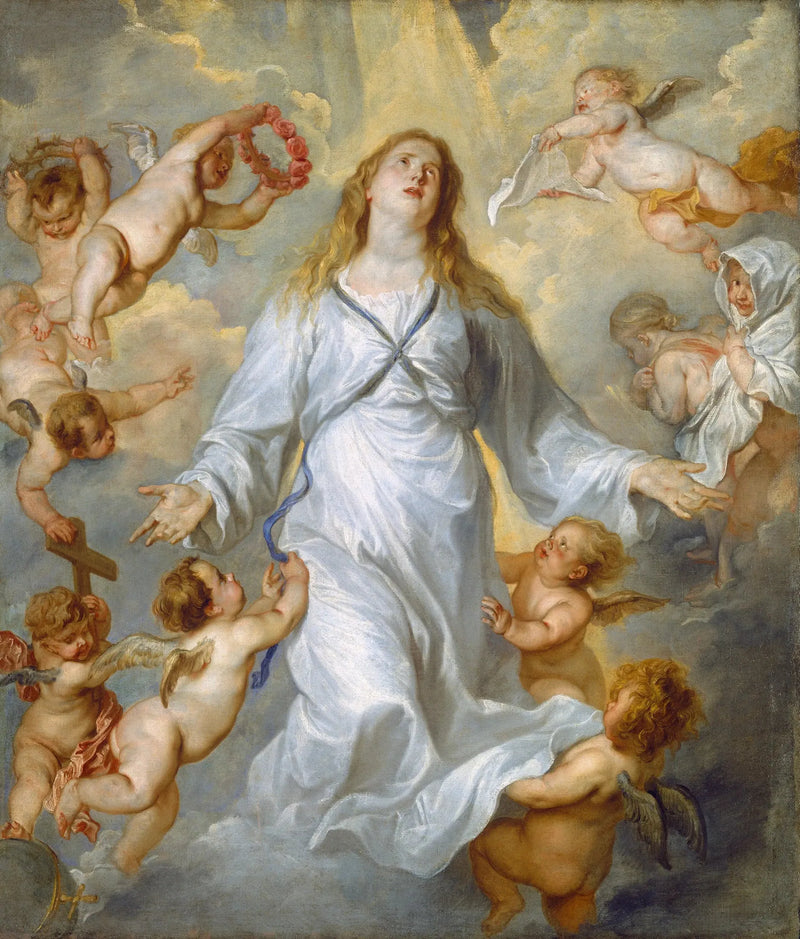 Jungfru som förmedlare - Antoine van Dyck