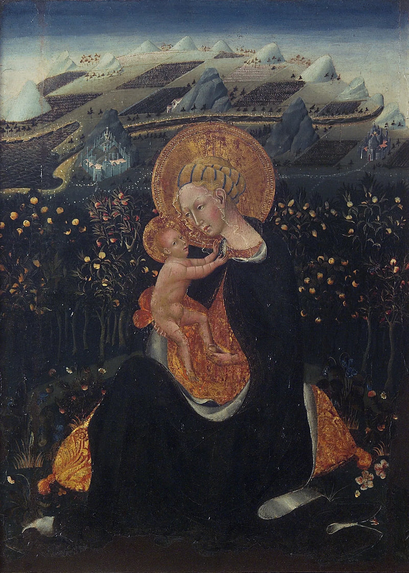 Den ödmjuka jungfrun - Giovanni di Paolo