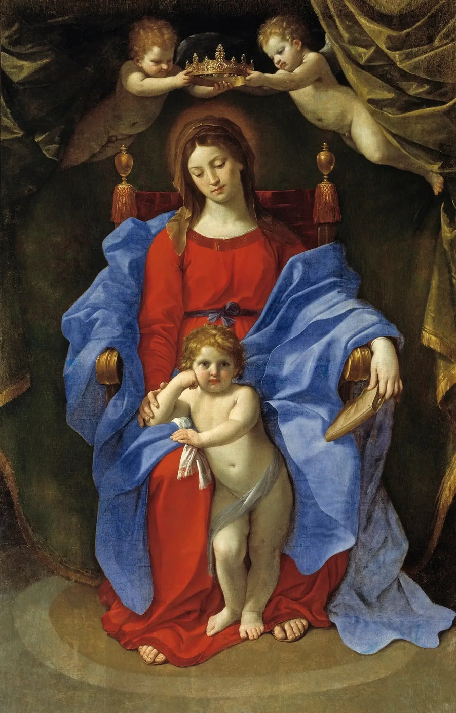 Madonnan på stolen - Guido Reni