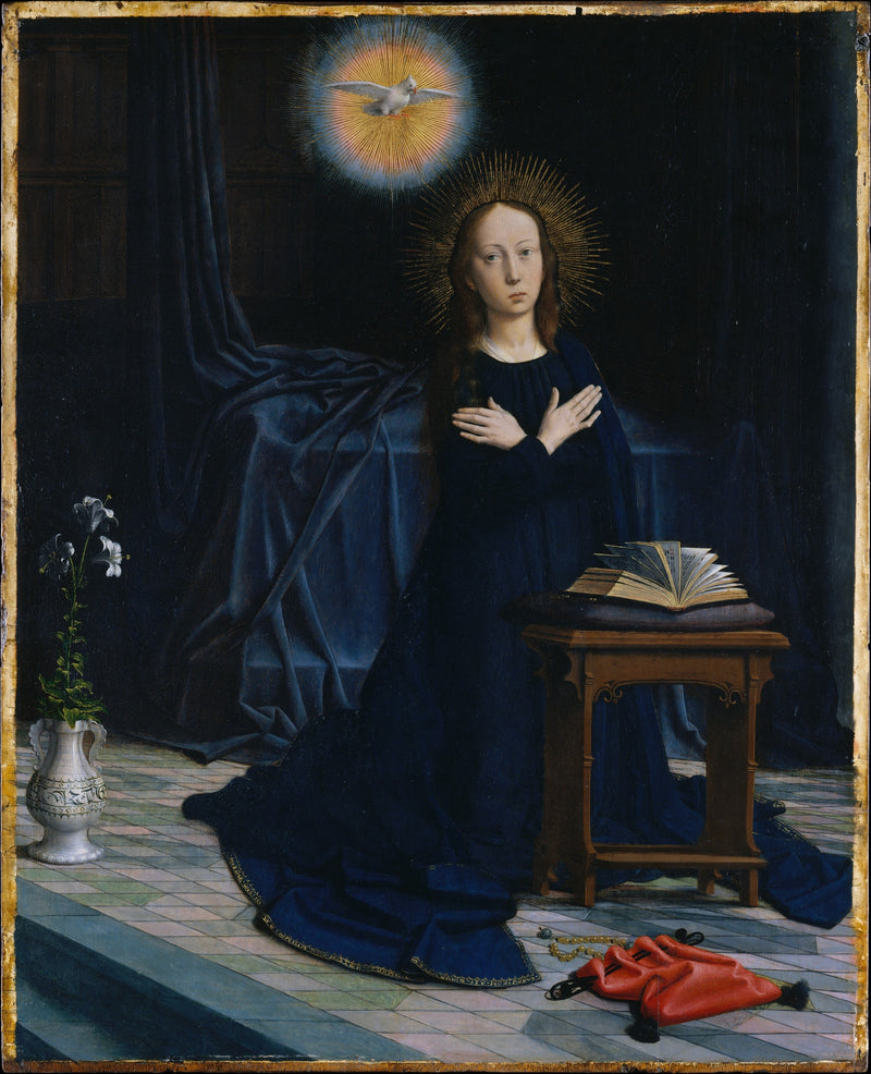Madonna av Annunciationen Altaret i Cervara - Gérard David