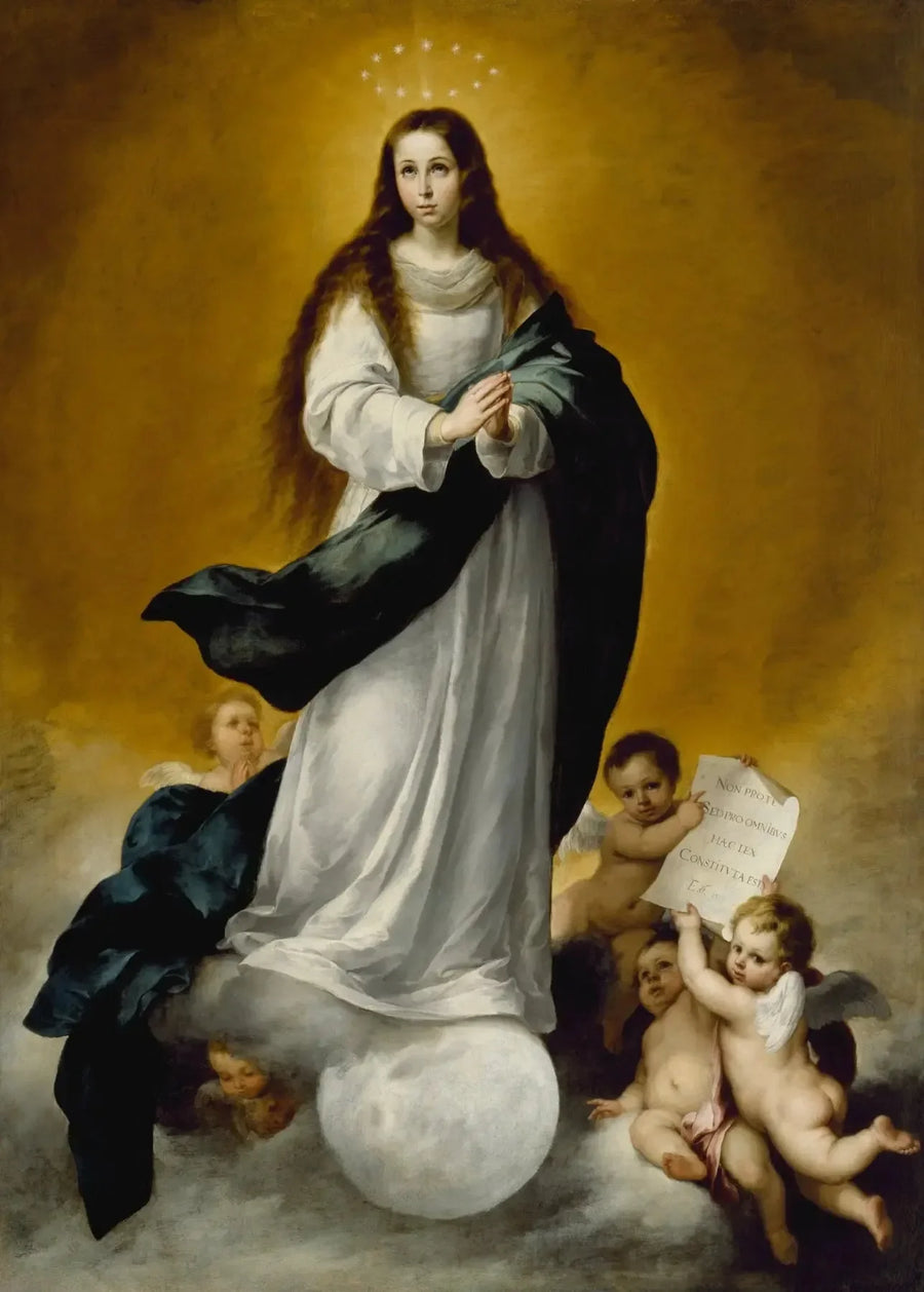 Den oskuldiga jungfru Maria - Bartolomé Esteban Murillo