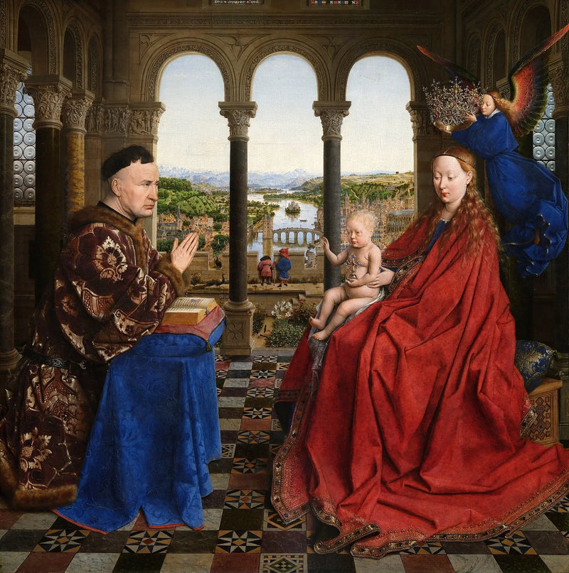 Ärkebiskop Rolin's Madonna - Jan van Eyck