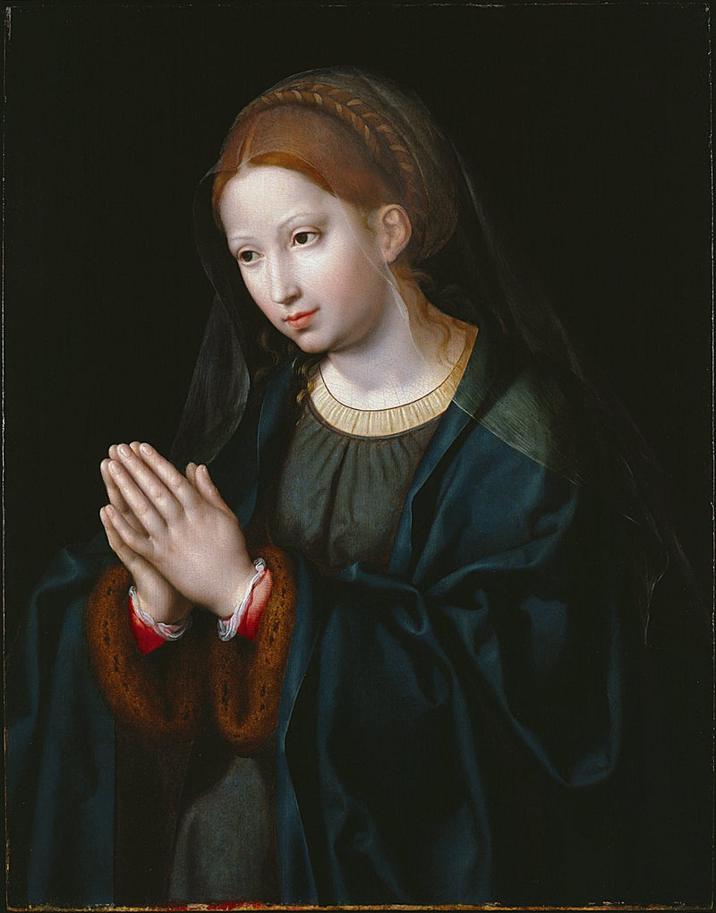 Madonna i bön - Joos van Cleve