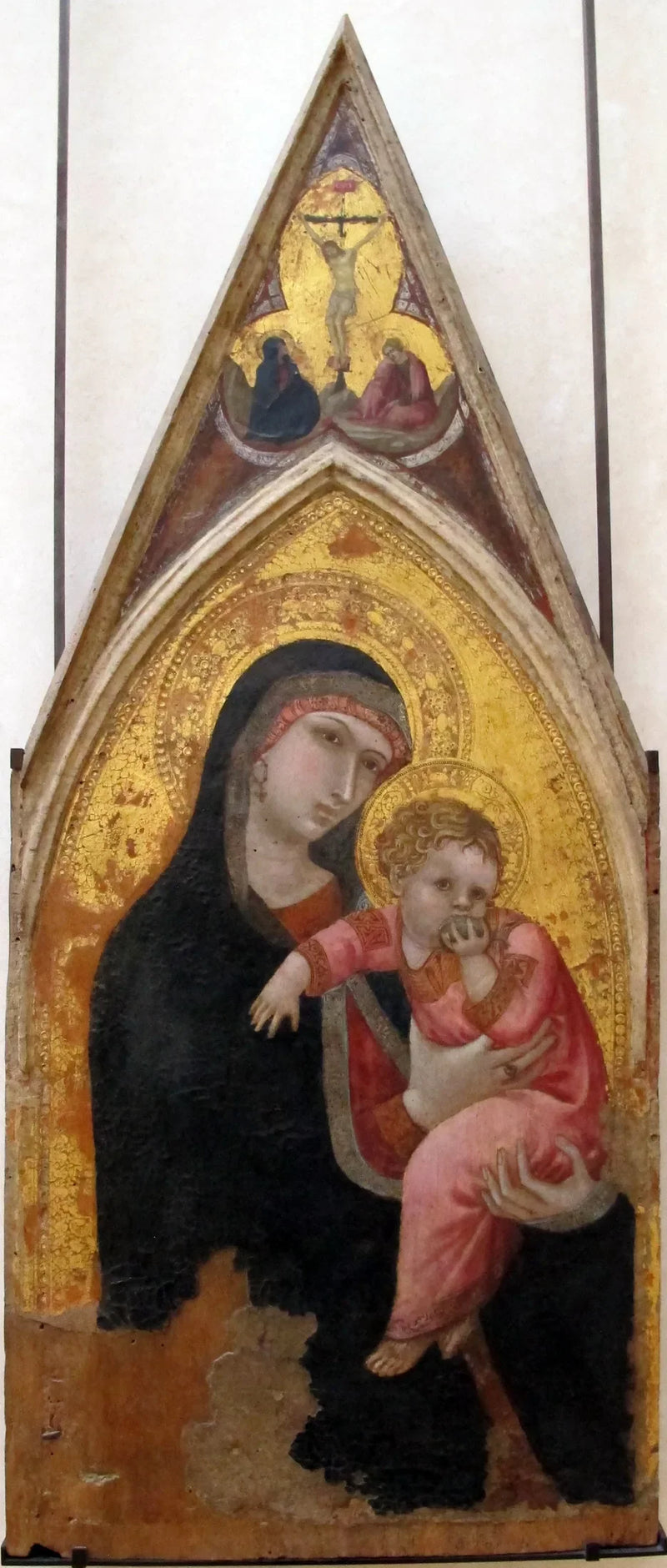 Madonna och barnet - Ambrogio Lorenzetti