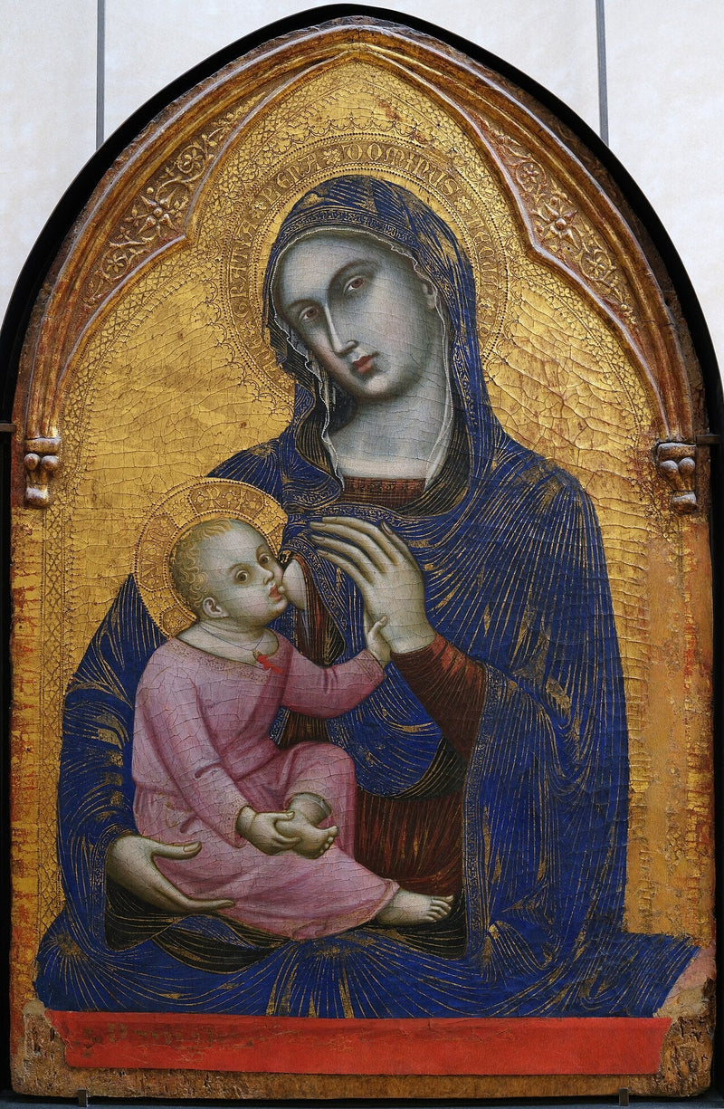 Madonna och barnet - Barnaba da Modena